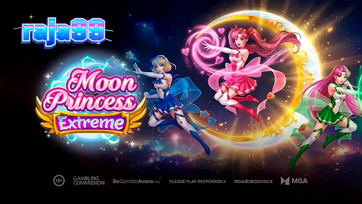 Tampilan visual slot Moon Princess Extreme dengan elemen magis dan karakter putri.